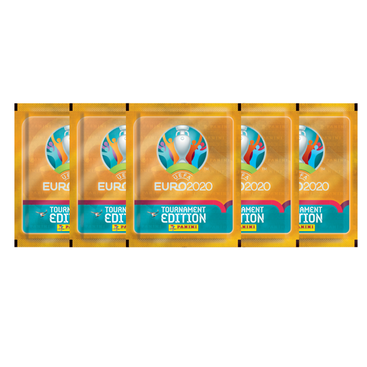 UEFA EURO 2020 Tournament Edition Stickers 5-Pack + 2 Bonus Stickers